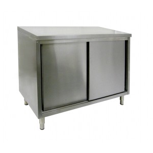 commercial work table storage cabinet