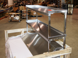 Stainless Steel Commercial Sandwich Unit Overshelf