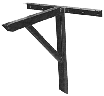 cantilever table base wall mount