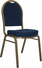restaurant stack chair blue